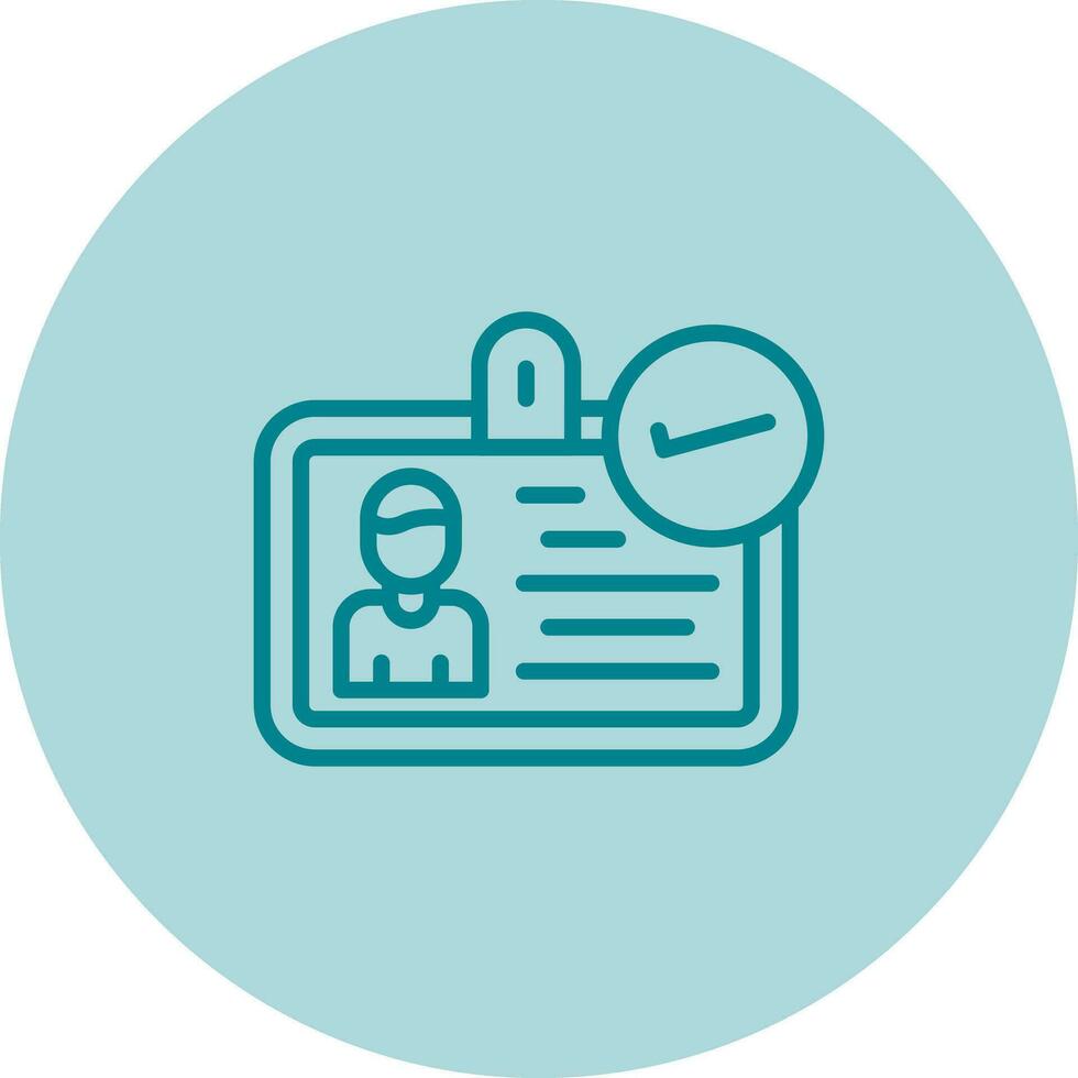 ID Verification Vector Icon