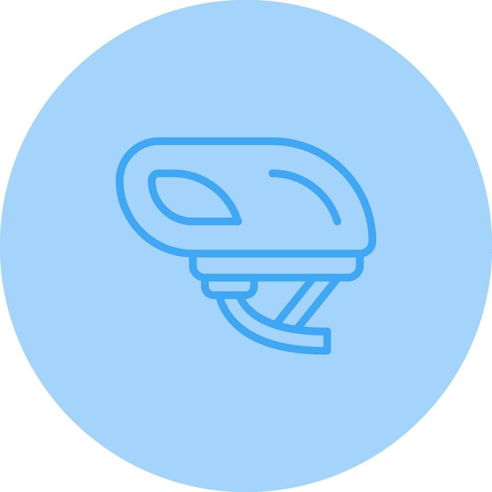 Smart Bike Helmet Vector Icon