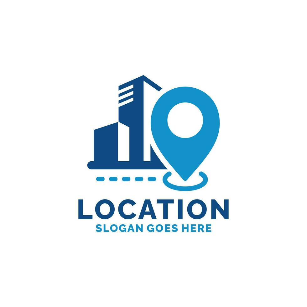 Location logo design vector illustration