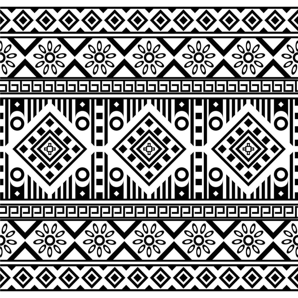 seamless ethnic pattern design.ethnic oriental ikat pattern traditional Design.ethnic oriental pattern traditional Design for background,carpet,clothing,wrapping,fabric,embroidery vector