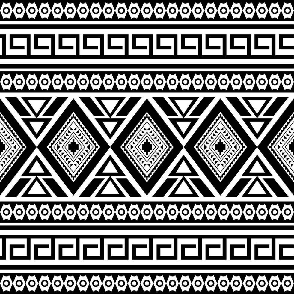 seamless ethnic pattern design.ethnic oriental ikat pattern traditional Design.ethnic oriental pattern traditional Design for background,carpet,clothing,wrapping,fabric,embroidery vector