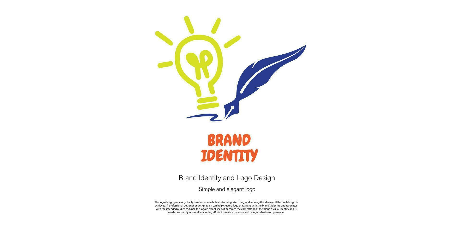 educación y estudiar logo diseño para gráfico diseñador o web desarrollador vector