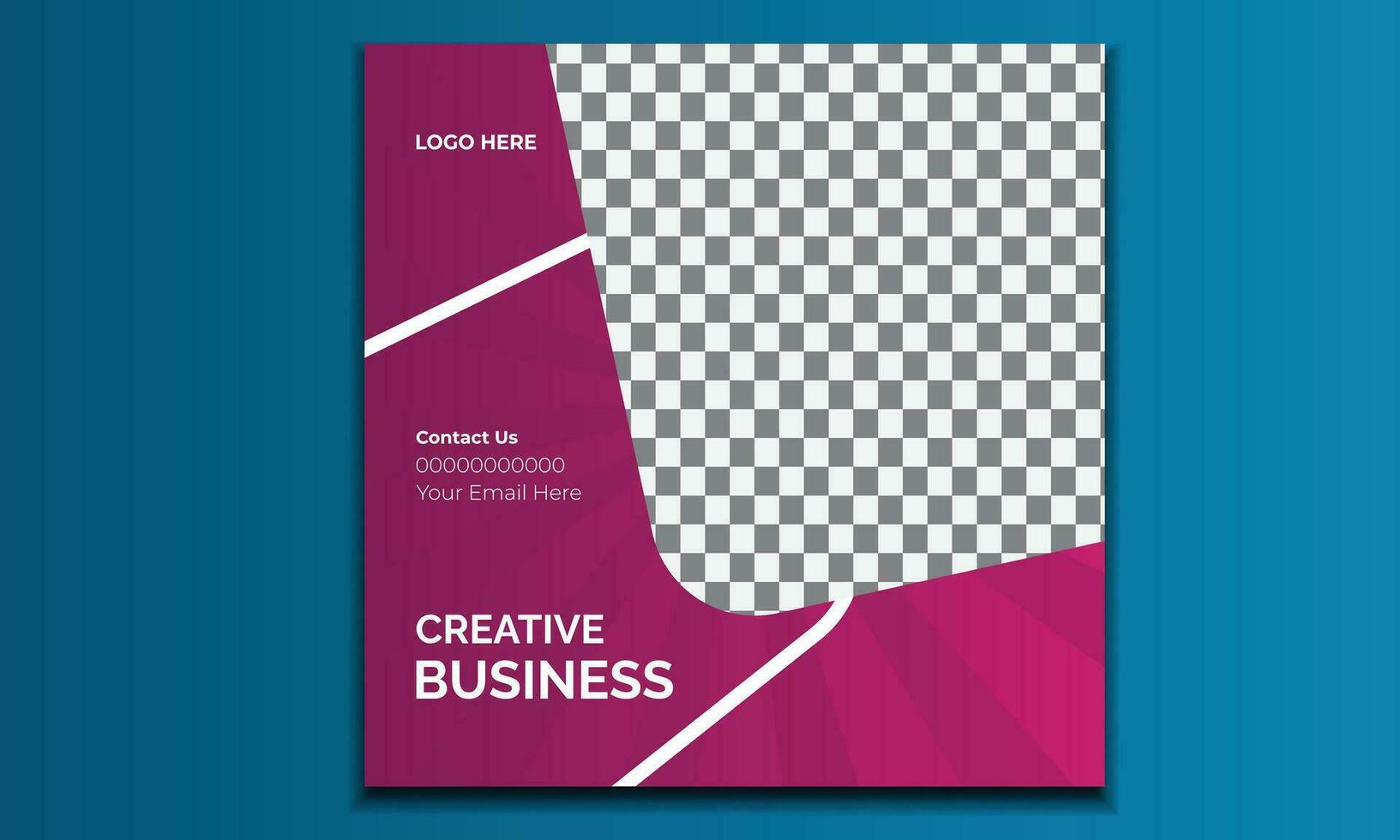 social media  post template  design vector