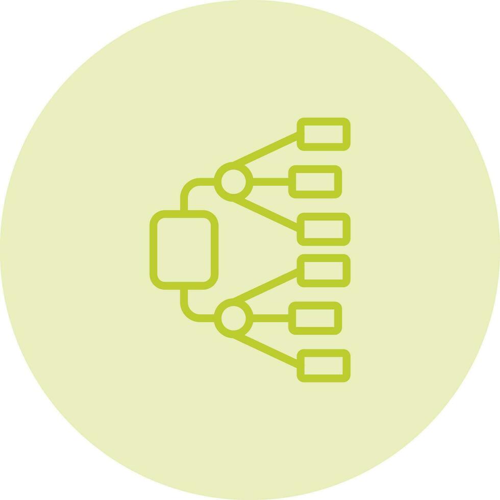 Network Diagram Vector Icon