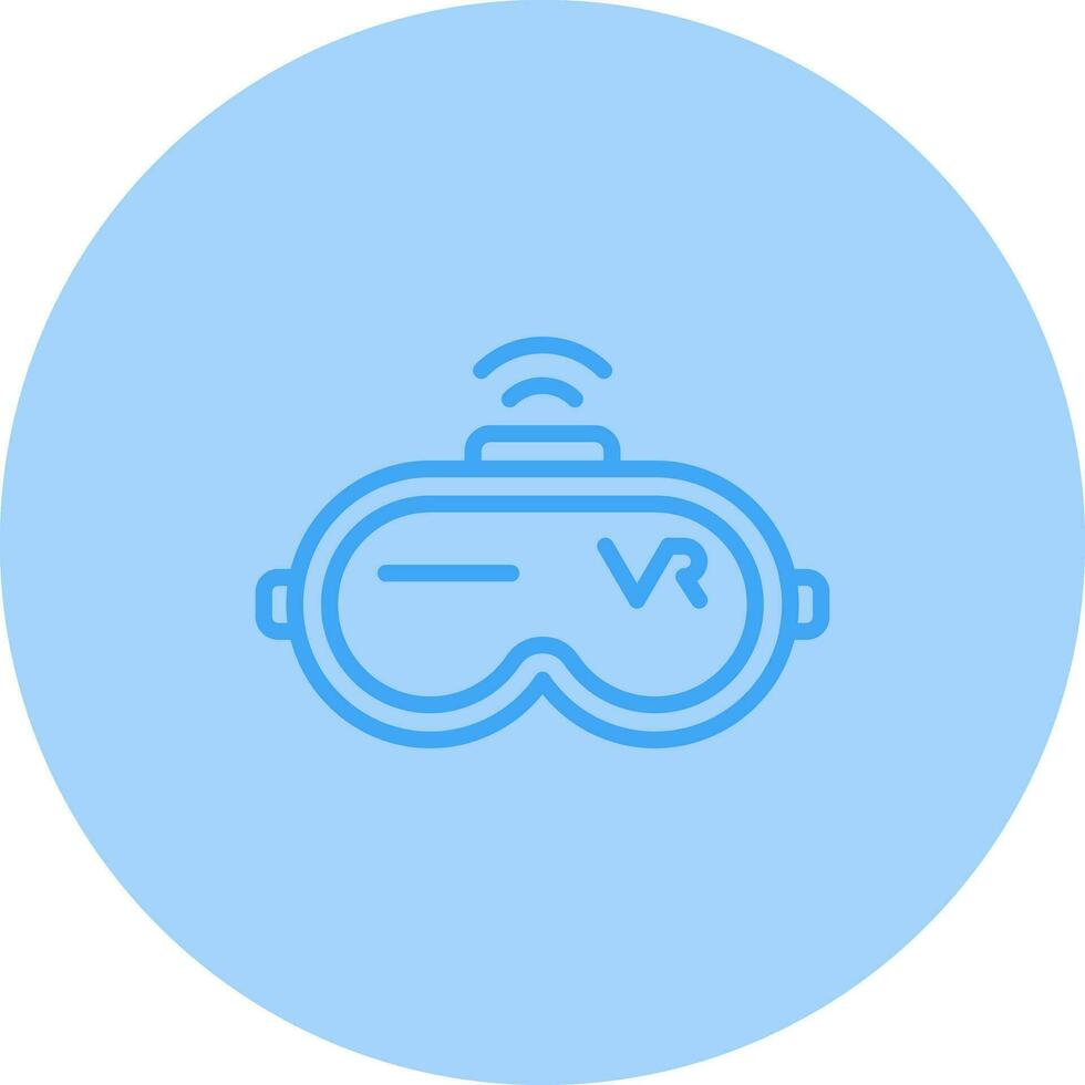 Virtual Reality Headset Vector Icon