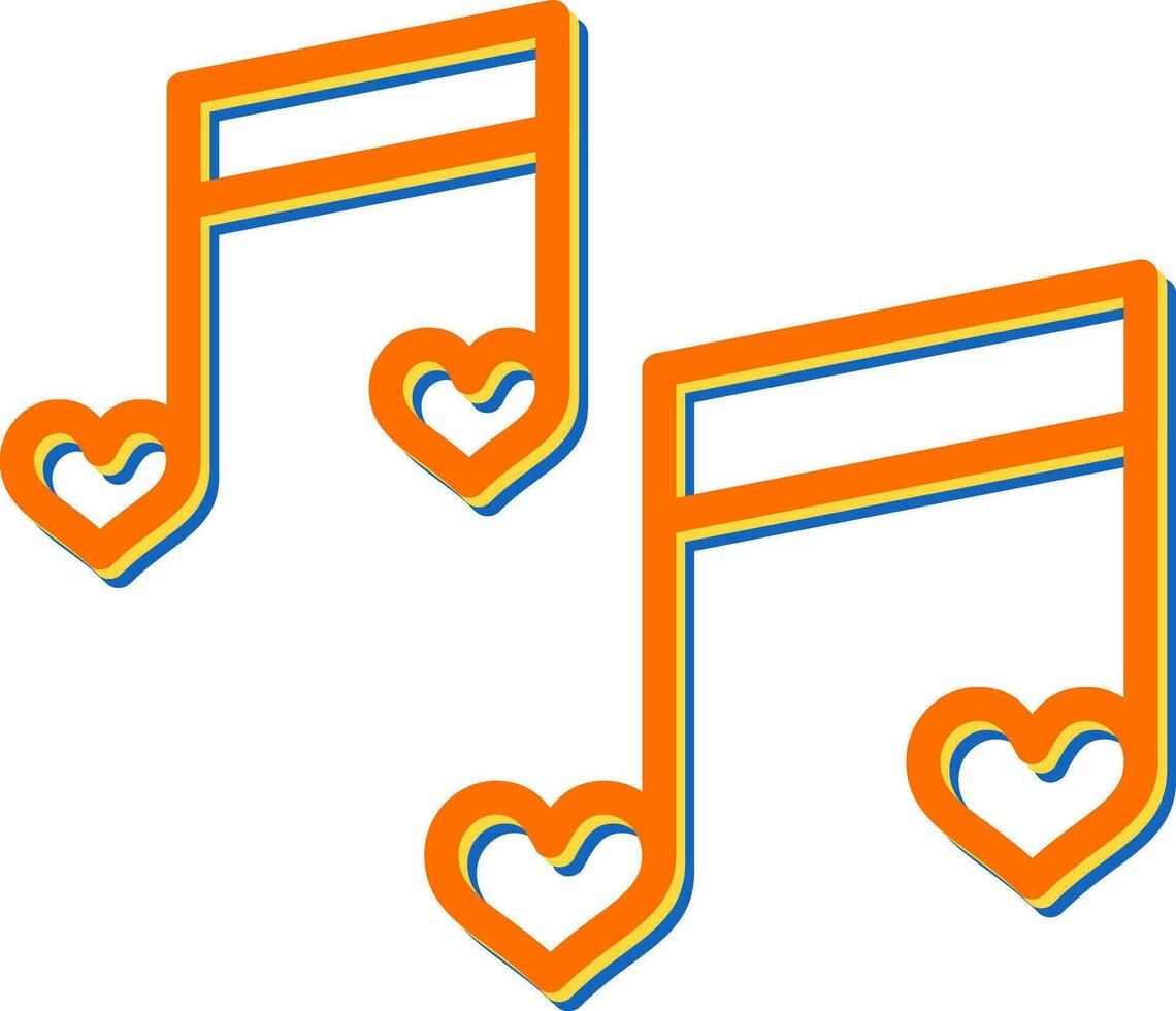 Romantic music Vector Icon