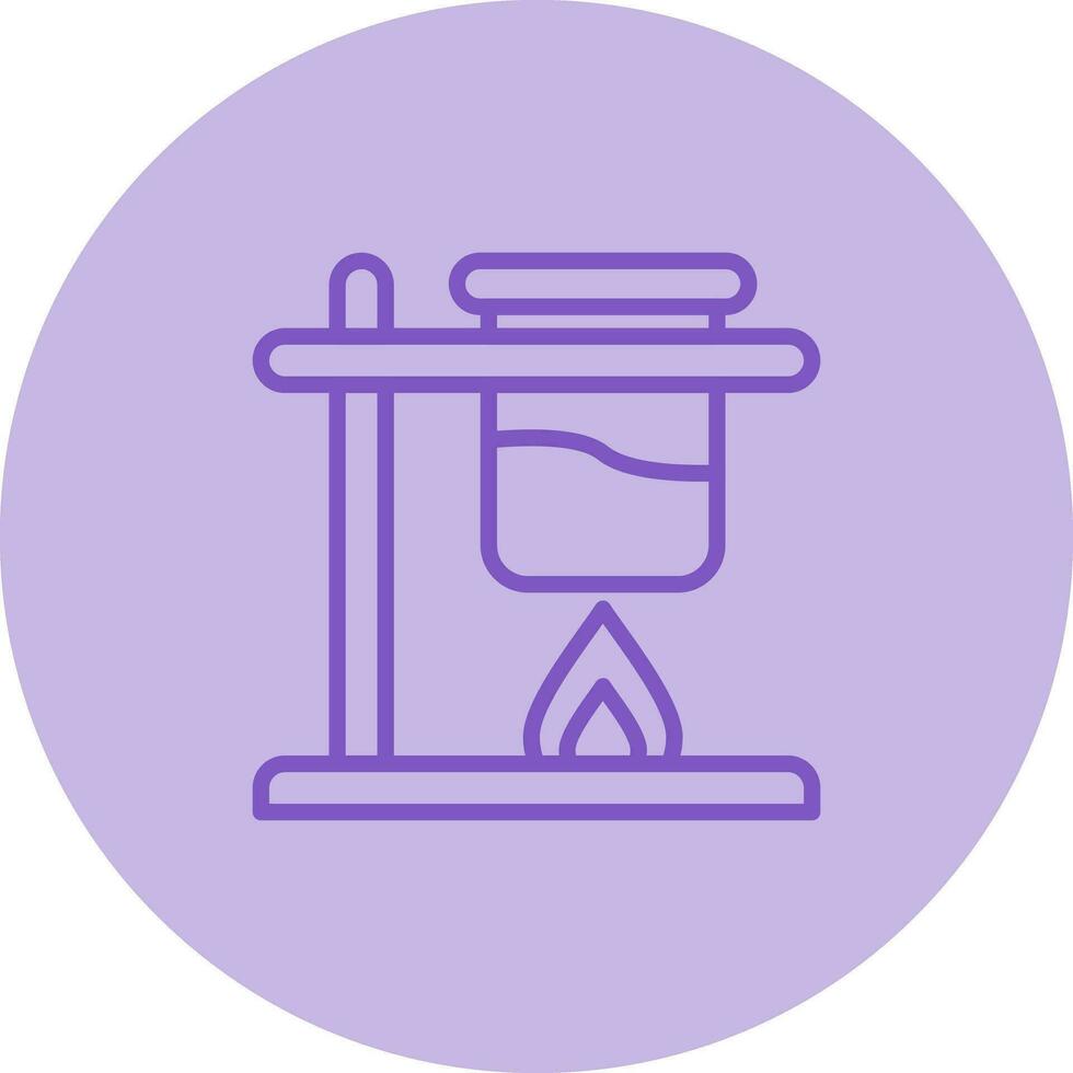 Bunsen Burner Vector Icon