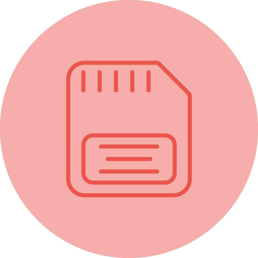 Memory Card Vector Icon