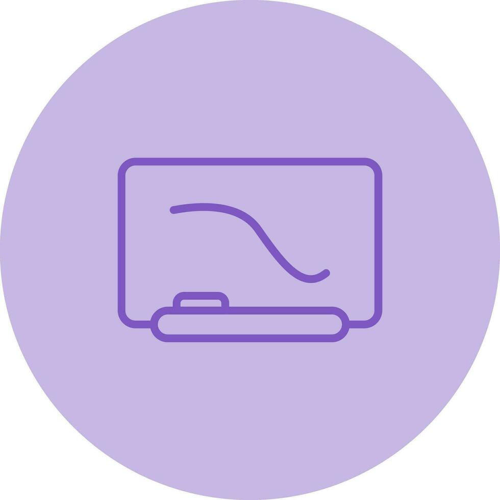 Interactive Whiteboard Vector Icon