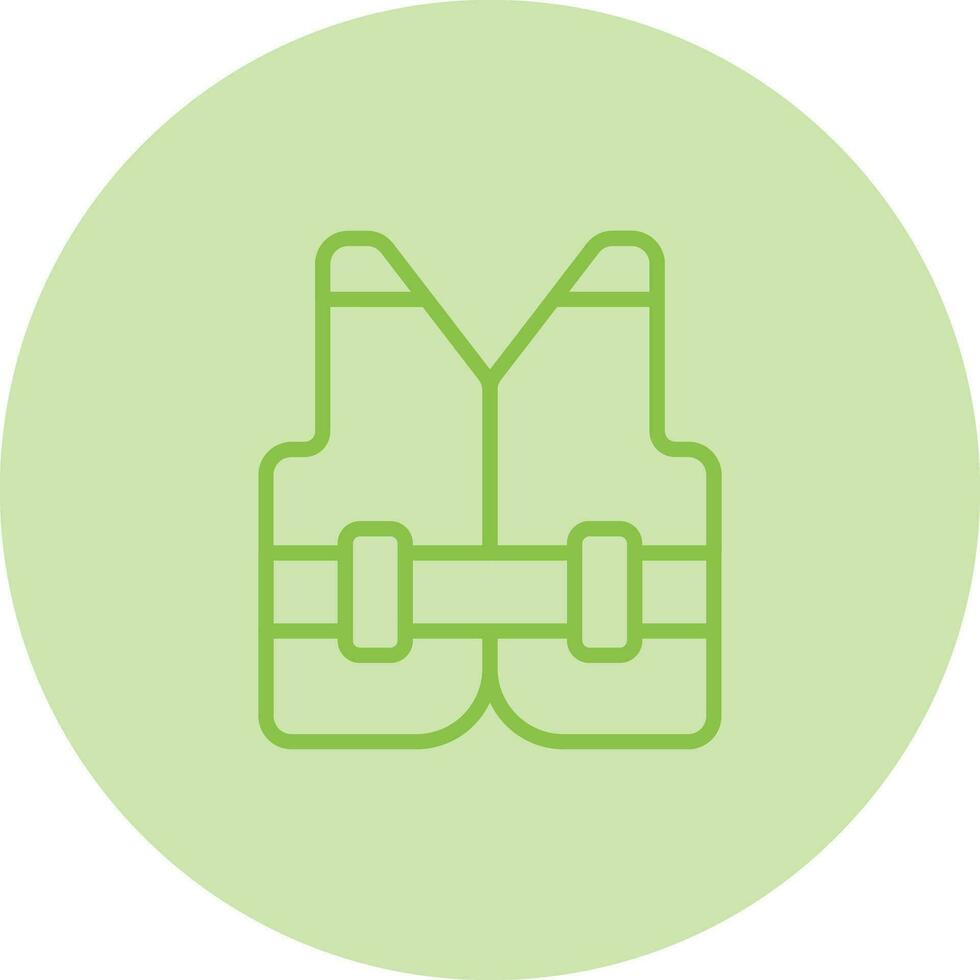 Reflective vest Vector Icon