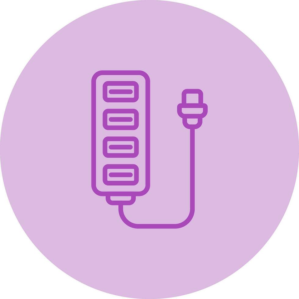 USB Hub Vector Icon