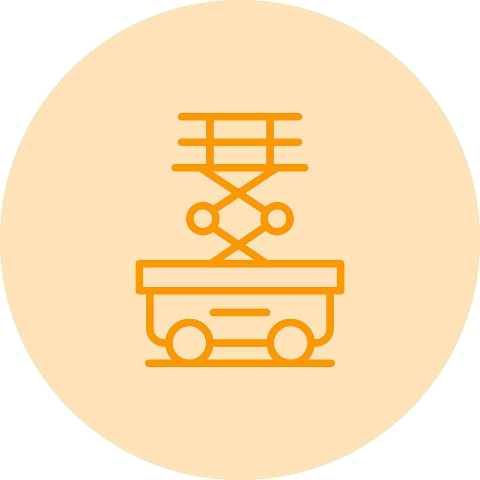 Scissor Lift Vector Icon