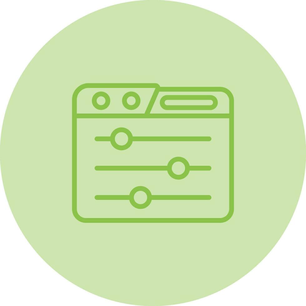 Control Panel Vector Icon