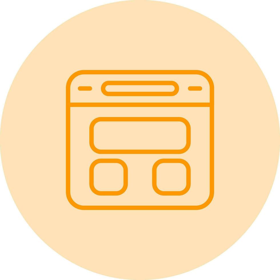 Browser Vector Icon
