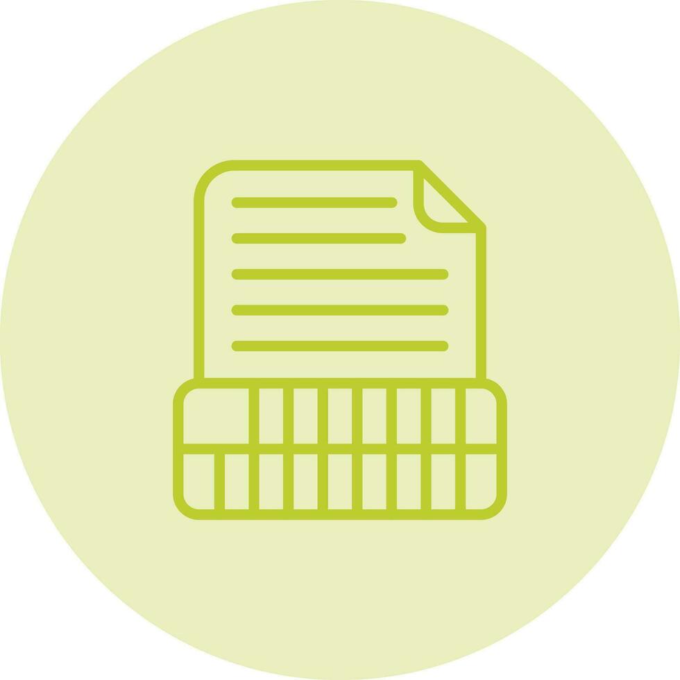 Document Insert Table Vector Icon