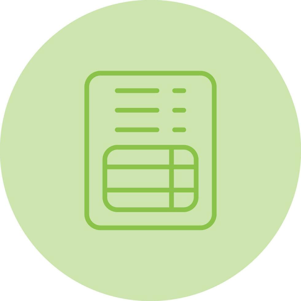 File Invoice Vector Icon