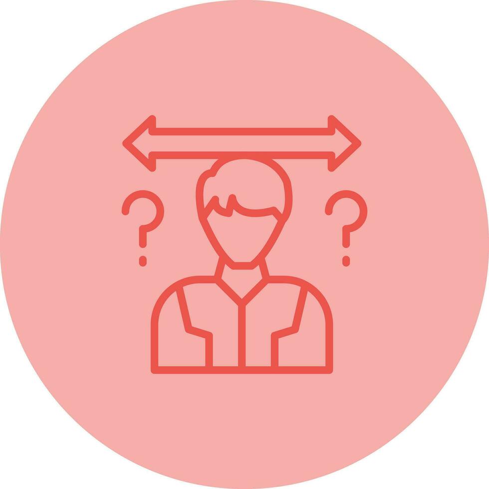 Uncertainty Vector Icon