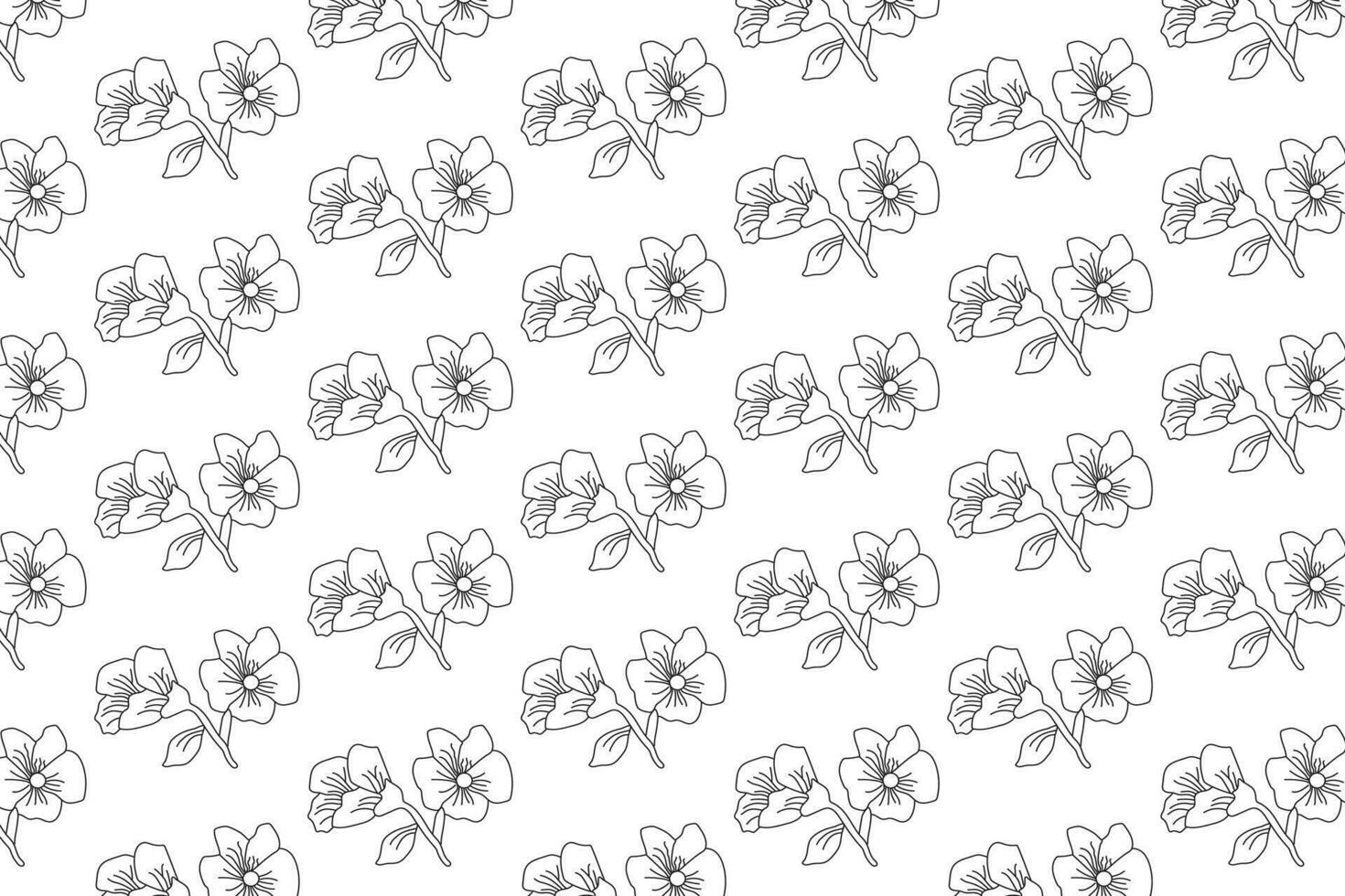 Pattern with floral and geometric elements. Intersecting curved and straight bold stripes forming abstract floral ornament. Vector background for design. Seamless Decorative lattice