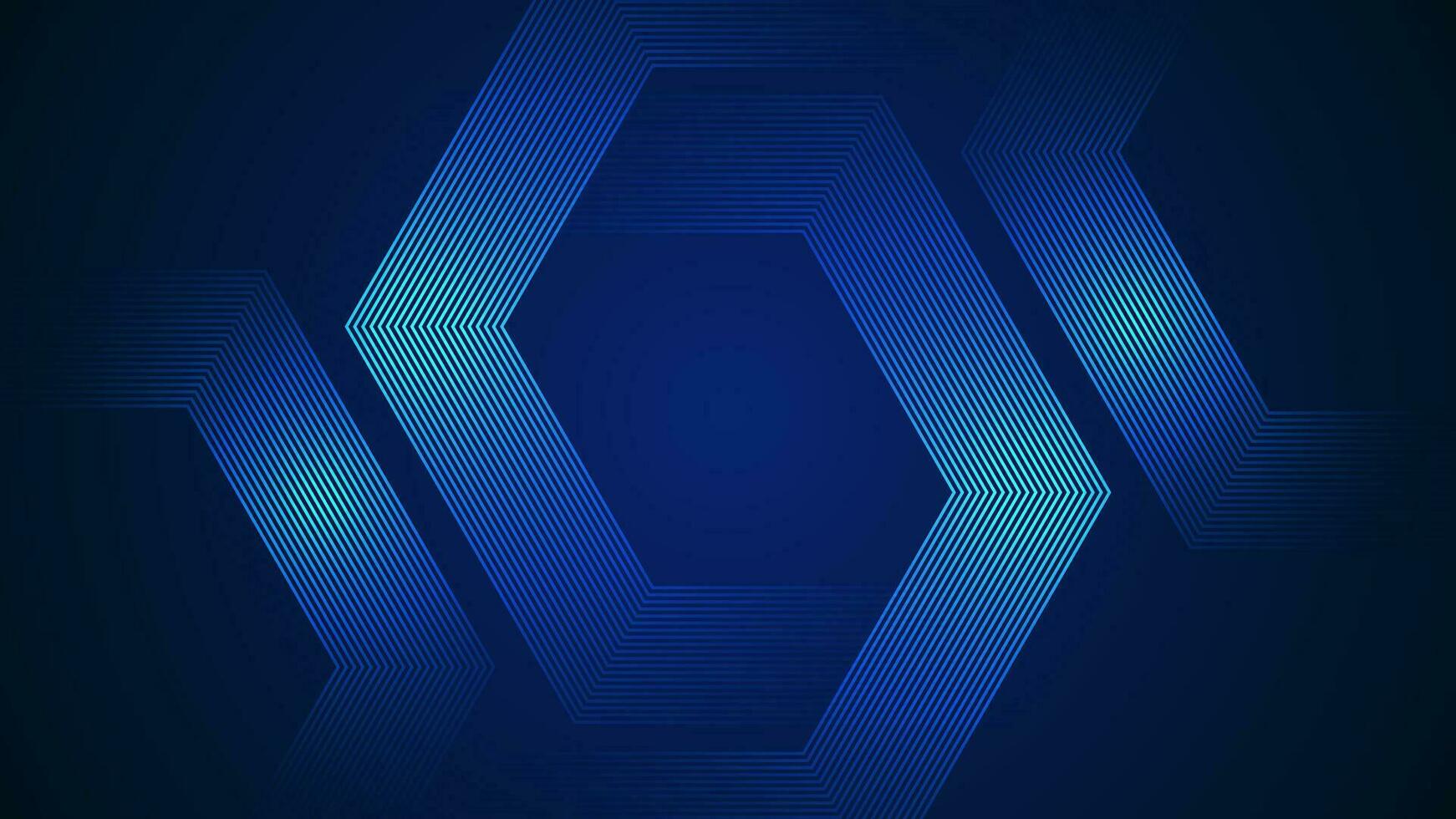 Dark blue simple abstract background with lines in a geometric style as the main element. vector