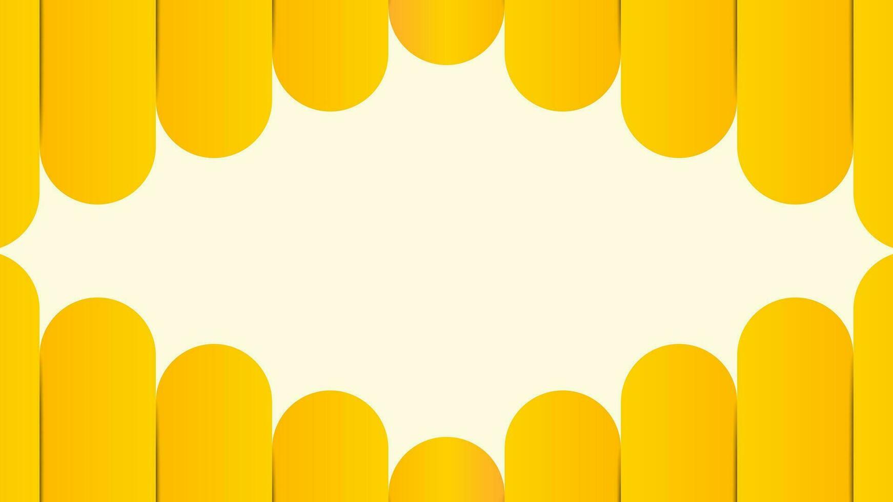 Abstract background with yellow geometric shapes as the main element. vector