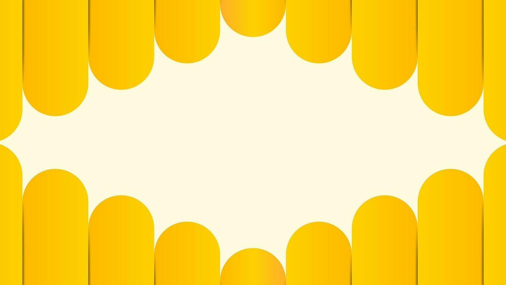 Abstract background with yellow geometric shapes as the main element. vector