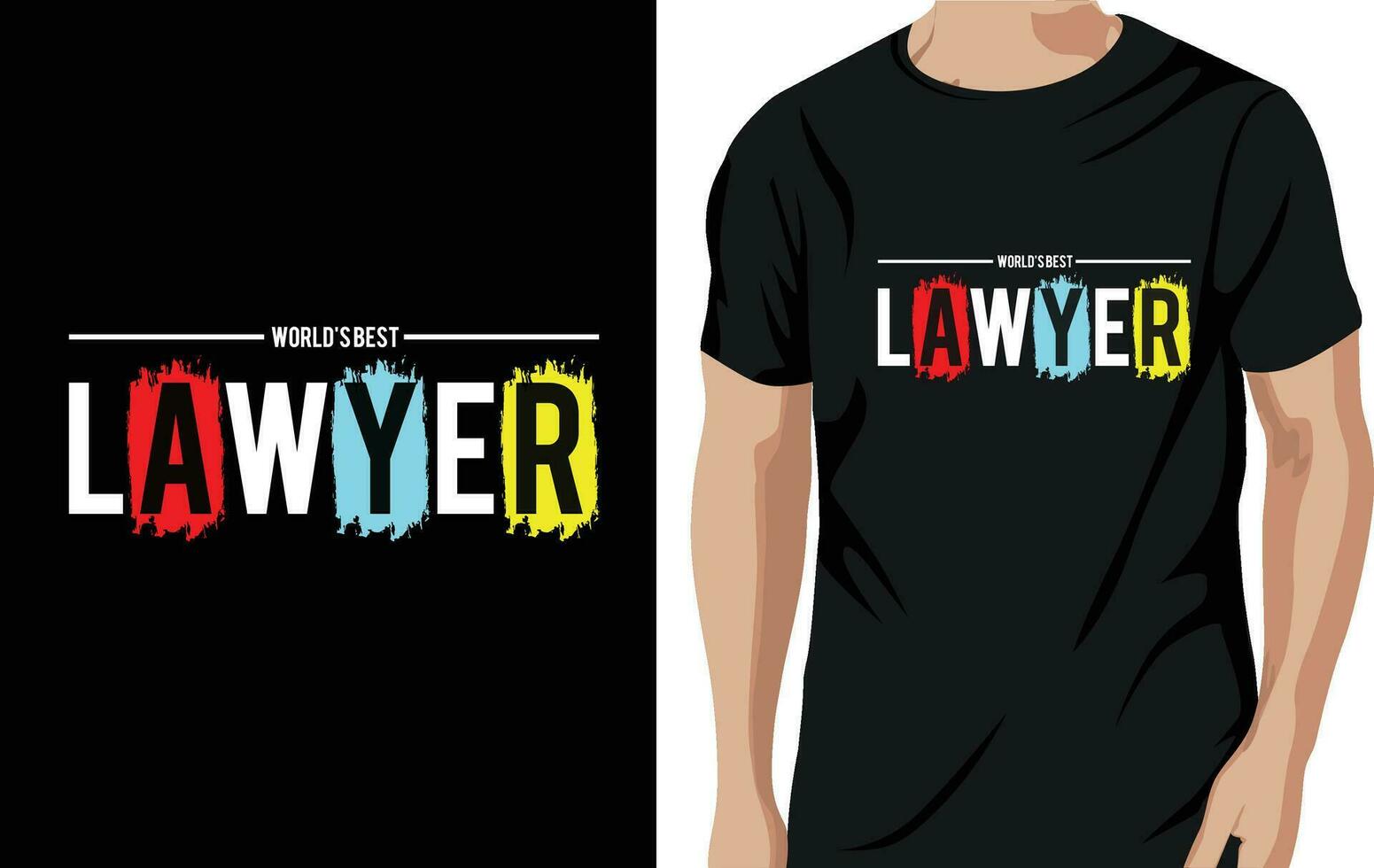 Vector world's best lawyer - lawyer quotes t shirt, poster, typographic slogan design vector