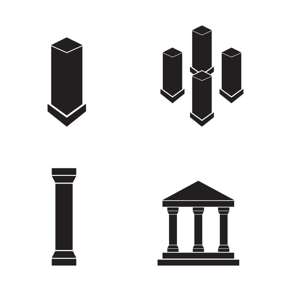 pillar icon vector