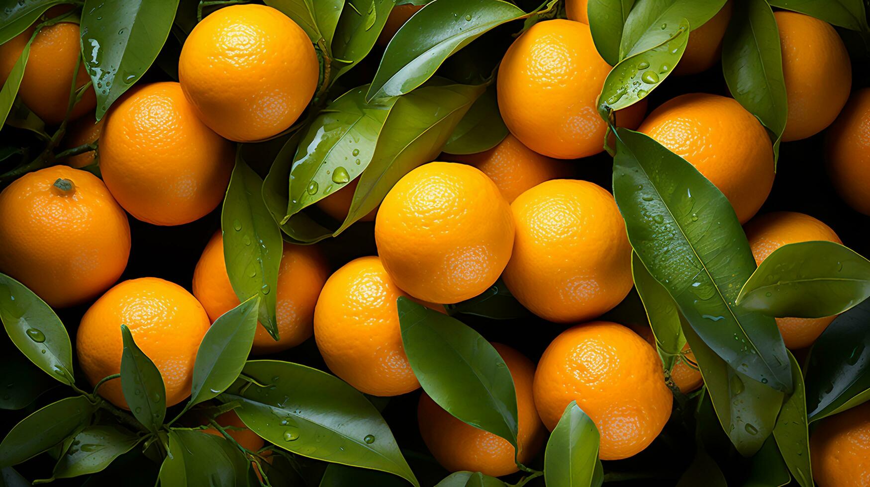 belleza de naranja, generativo ai foto