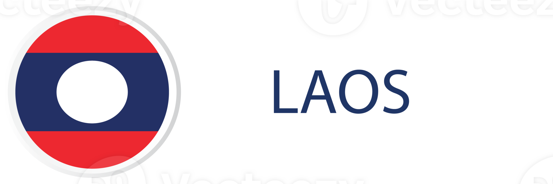 Laos flag in web button, button icons. png