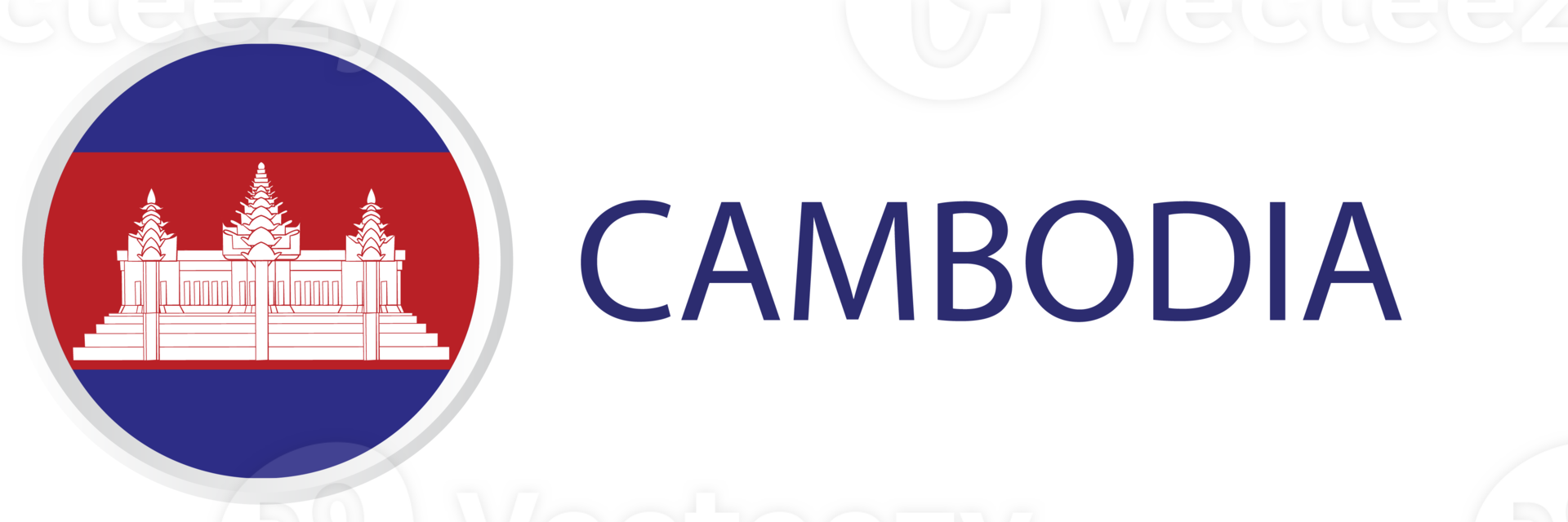 Cambodia flag in web button, button icons. png