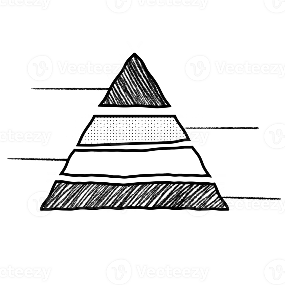 infographie conception de une pyramide graphique information. png