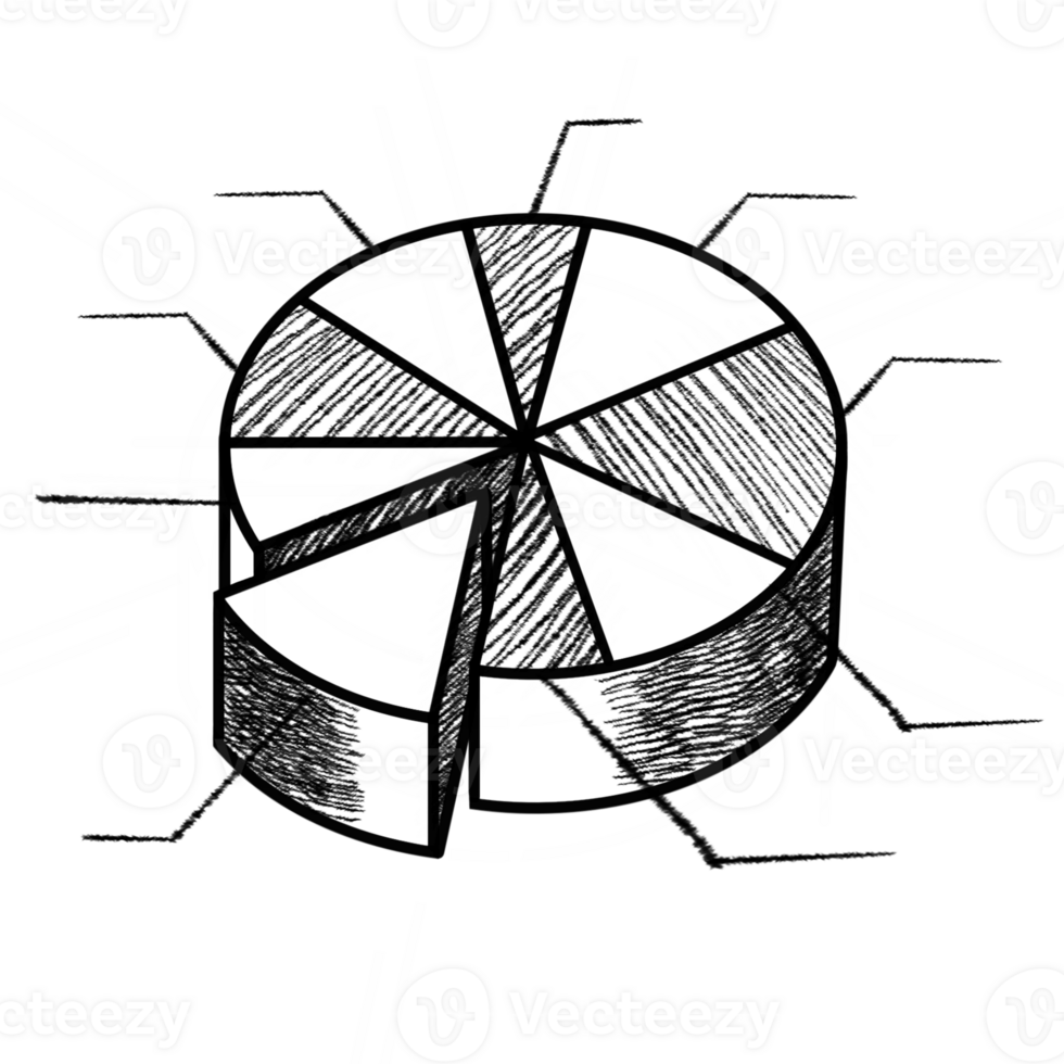 Infografik Design von ein Kreis Information Graph. png