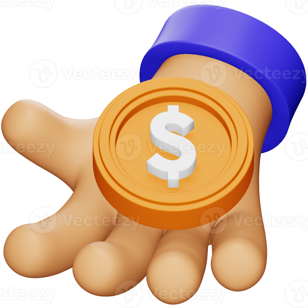 Donation 3d rendering isometric icon. png