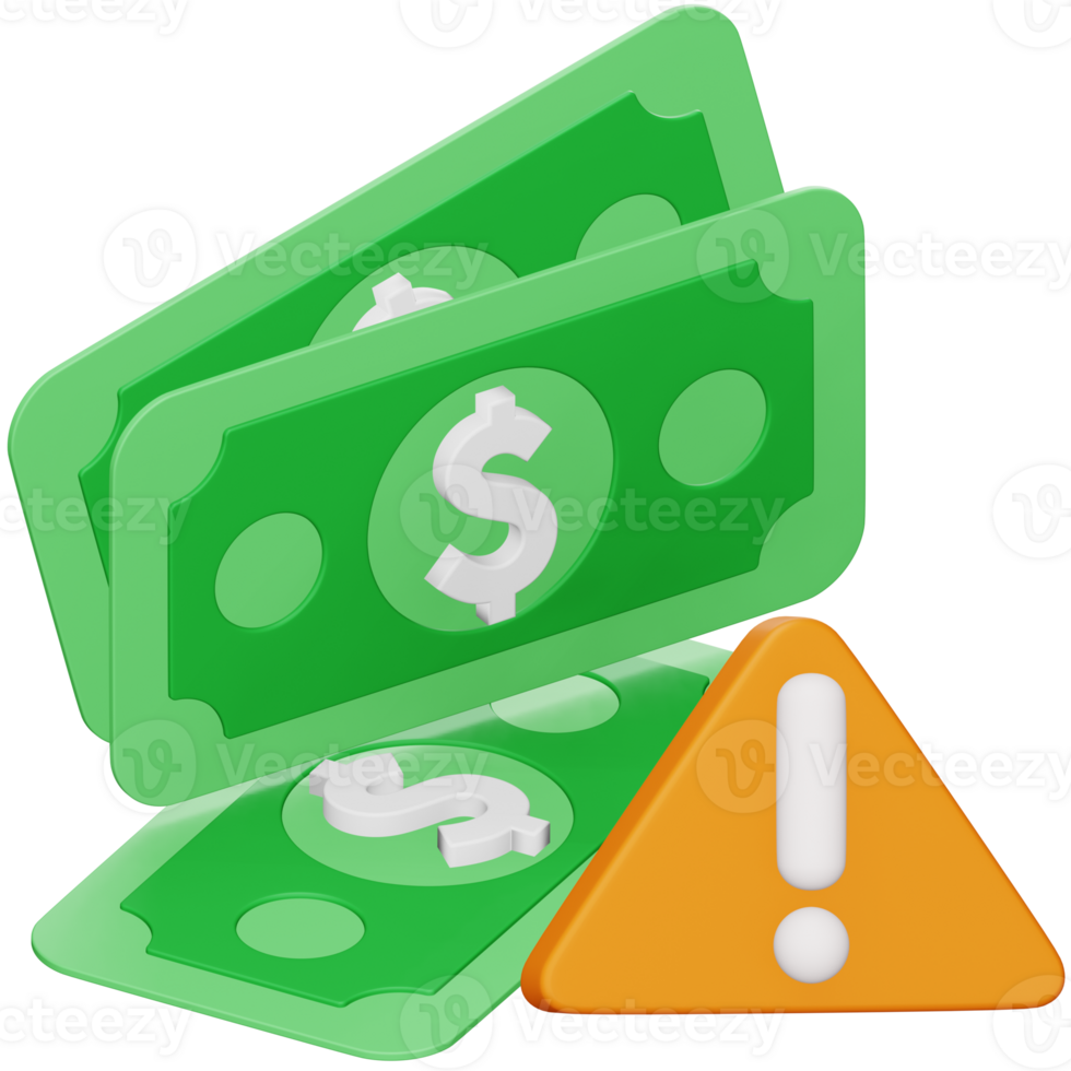 Risk money 3d rendering isometric icon. png