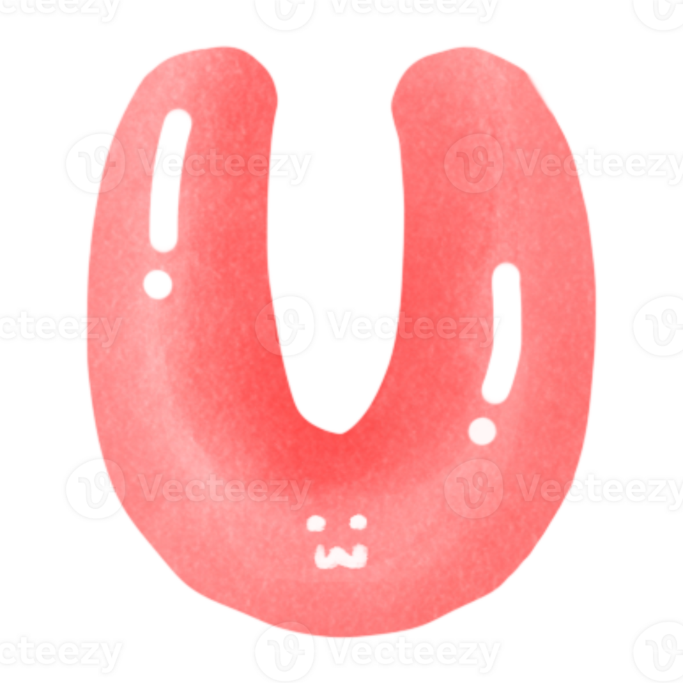 Cute alphabet color png