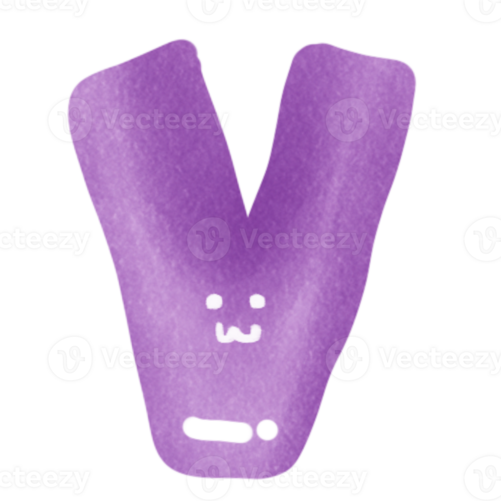 Cute alphabet color png