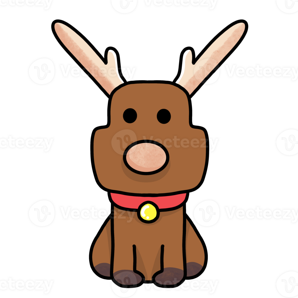 Cute reindeer, Christmas 28115090 PNG