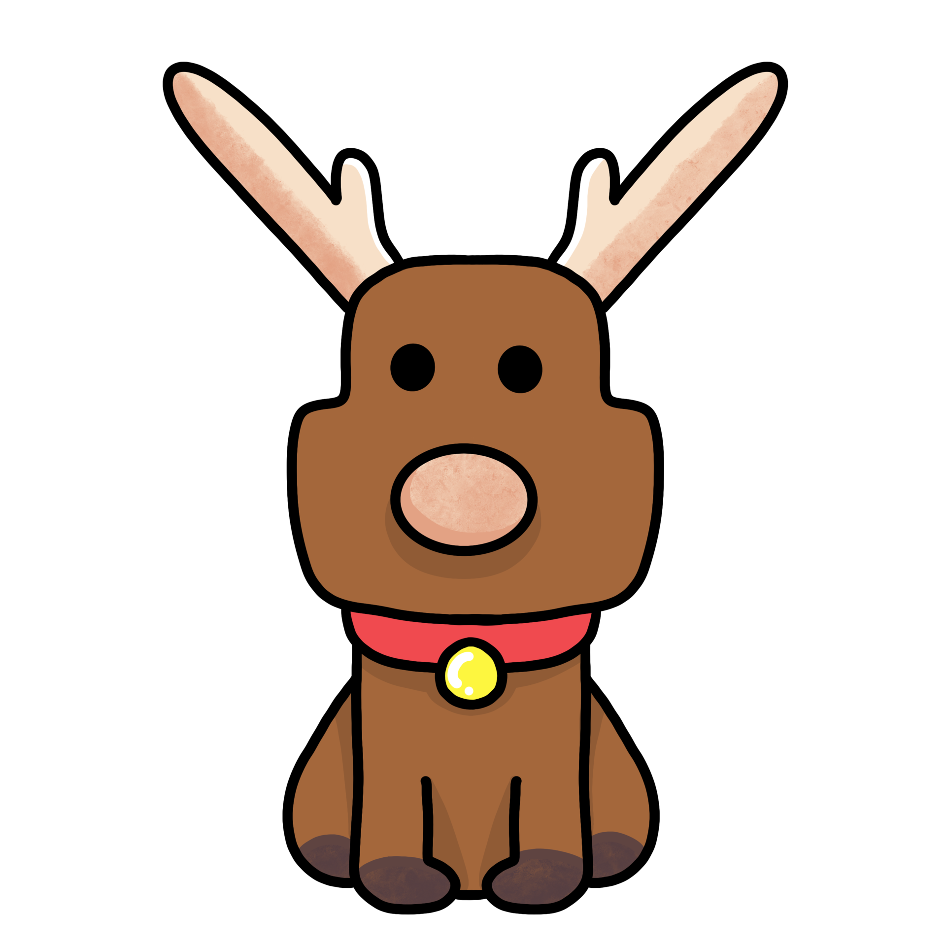 Cute reindeer, Christmas 28115090 PNG