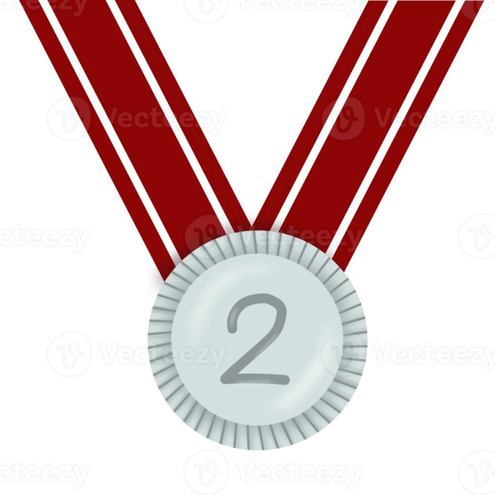 2nd prize silver medal png