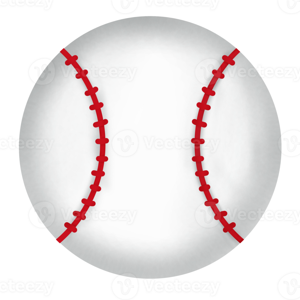 White Baseball Ball png