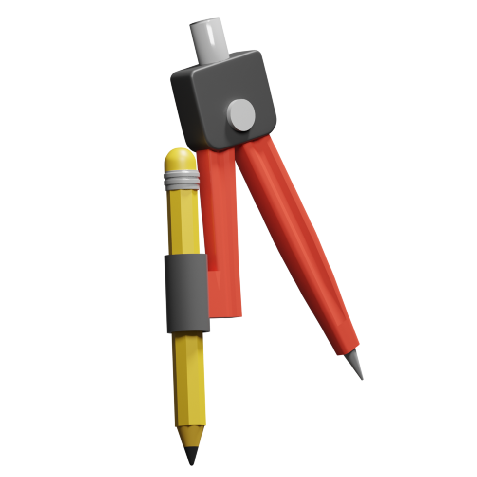 Back to School Preparation Education 3D rendering icon png