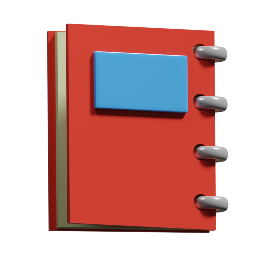 Back to School Preparation Education 3D rendering icon png