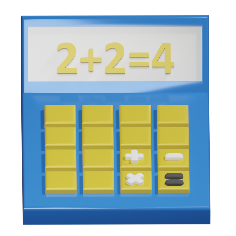 Back to School Preparation Education 3D rendering icon png