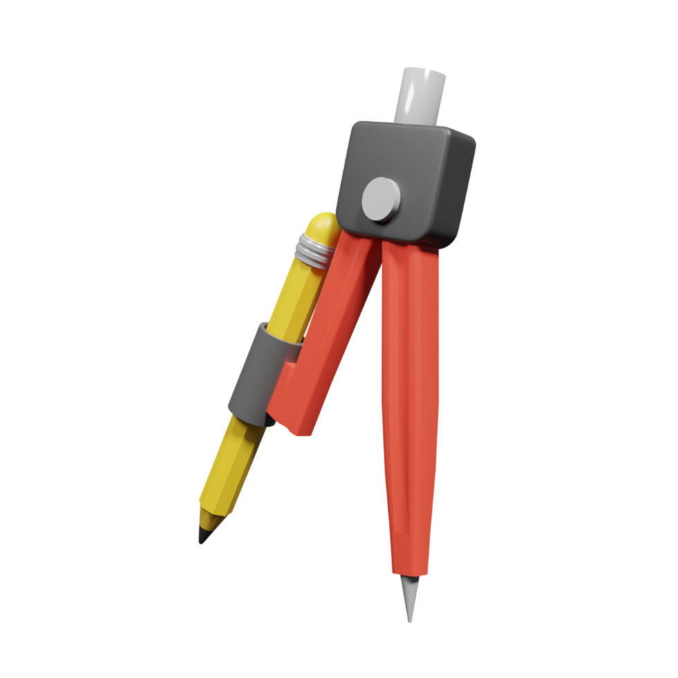 Back to School Preparation Education 3D rendering icon png