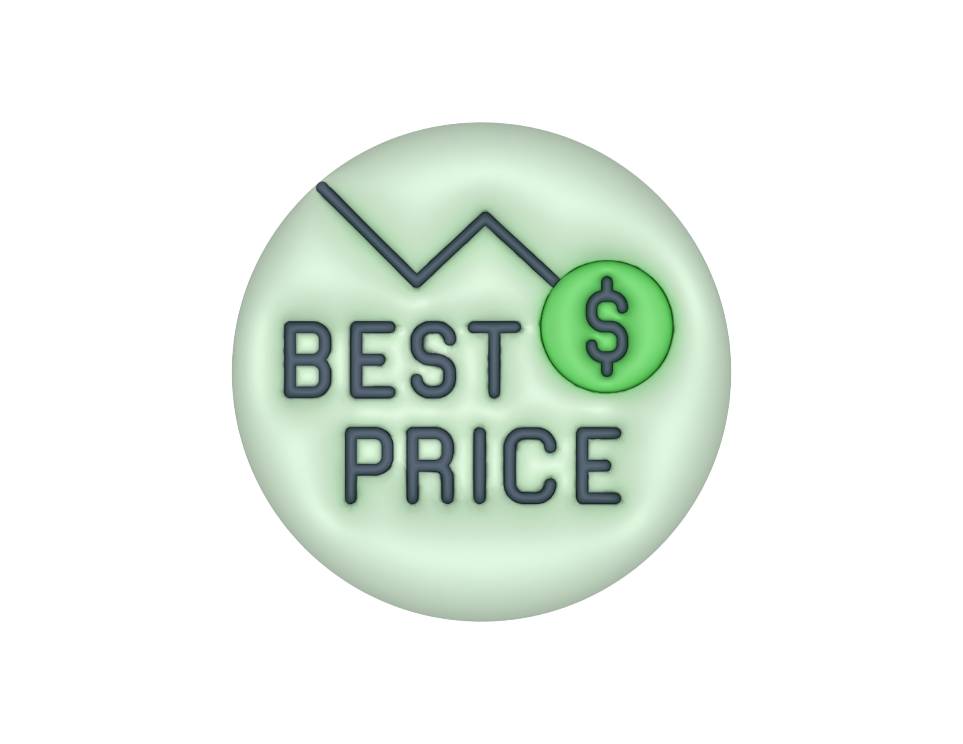 3d Best Price Product Sticker Circle Label 28115396 PNG