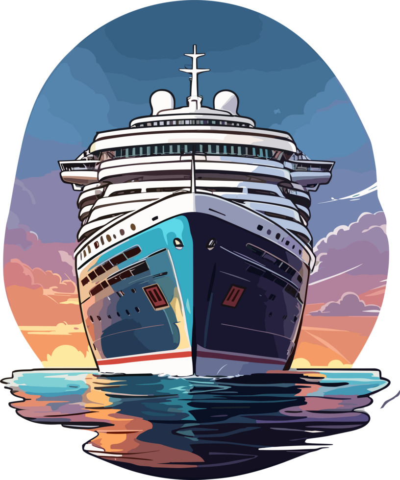 Embark on a Journey of a Lifetime Exploring the Beauty of Cruise Ships AI Generative png