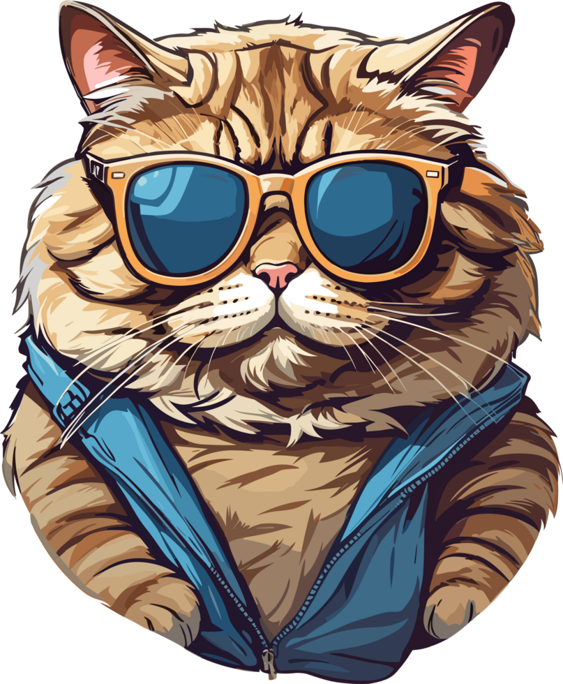 Paws of Plumpness Presenting the Captivating Chubby Cat AI Generative png