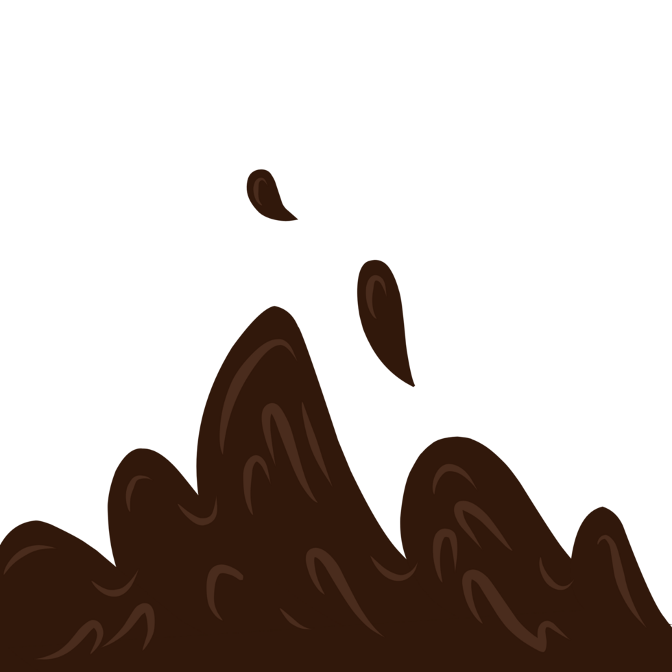 Melting chocolate liquid png