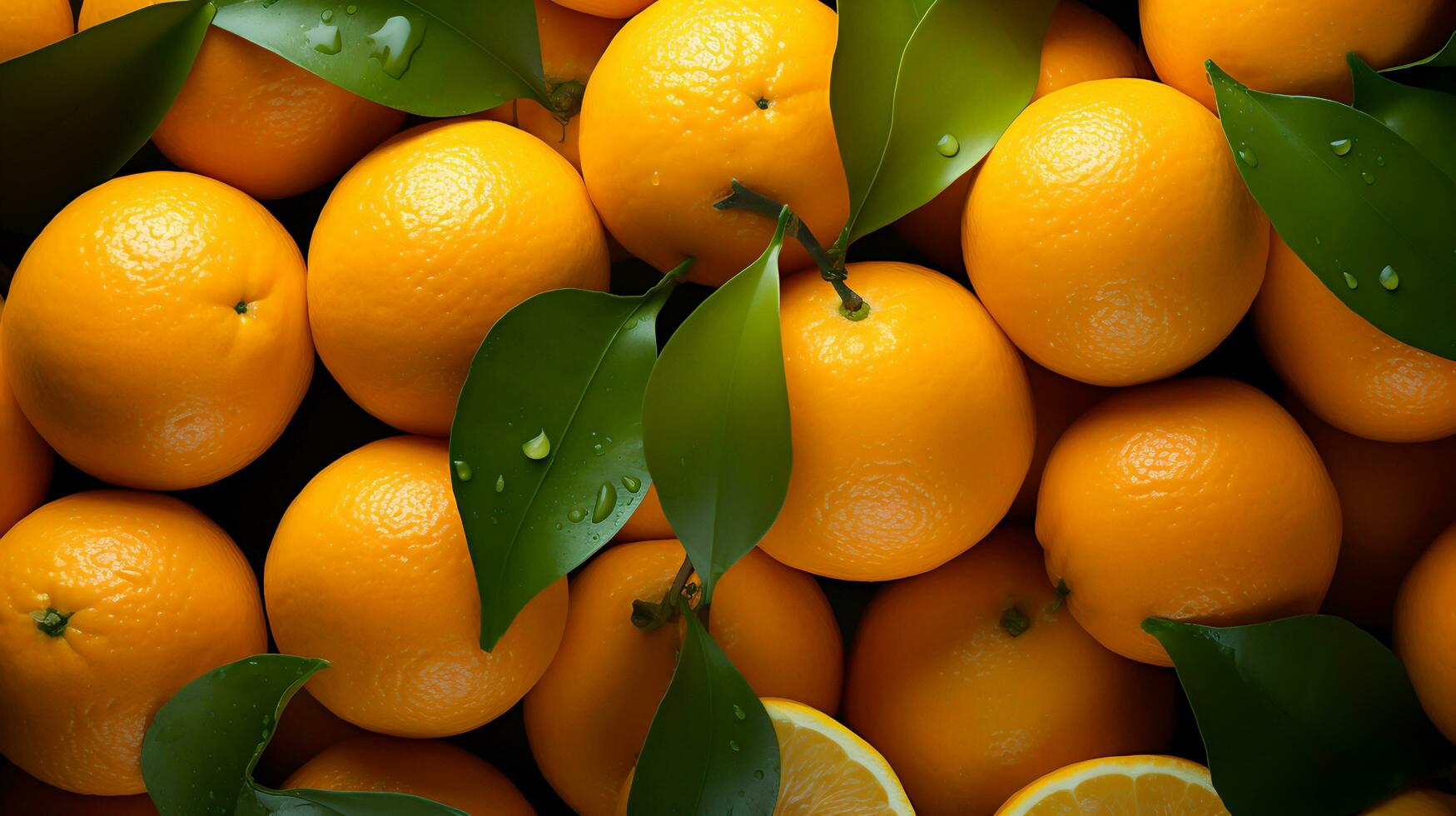 Beauty of Orange, Generative Ai photo
