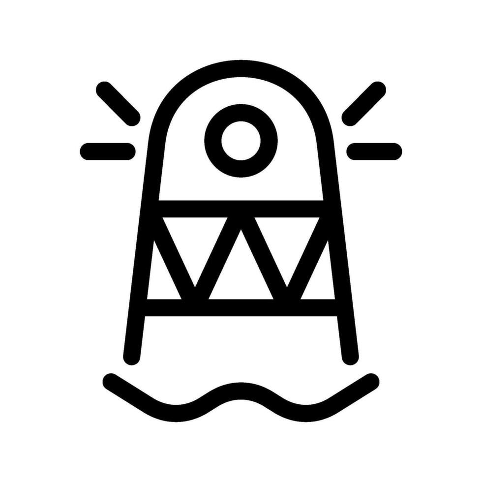 Lighthouse Icon Vector Symbol Design Illustration